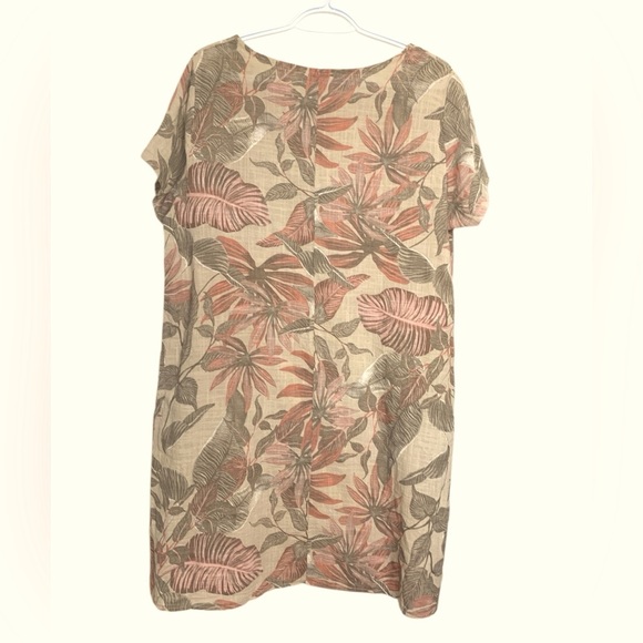 Mamma Mia NWT Made in Italy Light Weave Airy Cotton Summer Dress w Pockets - Picture 3 of 12